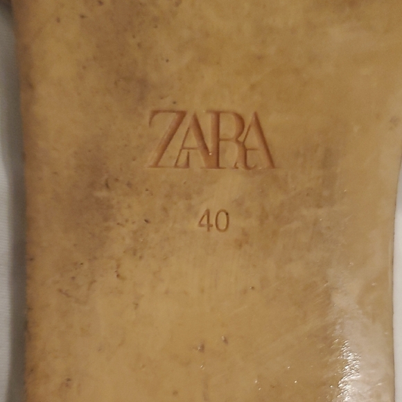 Zara Gold Women Sandals (7) - Picture 10 of 11